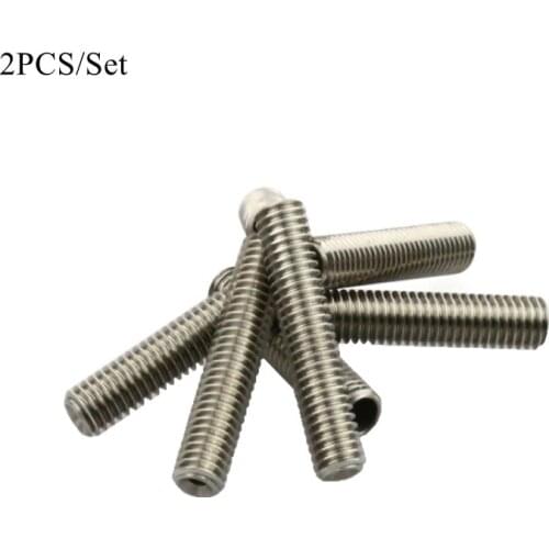 Hot ANET A6 2PC PTFE tube inside Top Quality M6*40mm Nozzle Throat Tube for 1.75mm filament Makerbot MK8 3D Printer Extruder