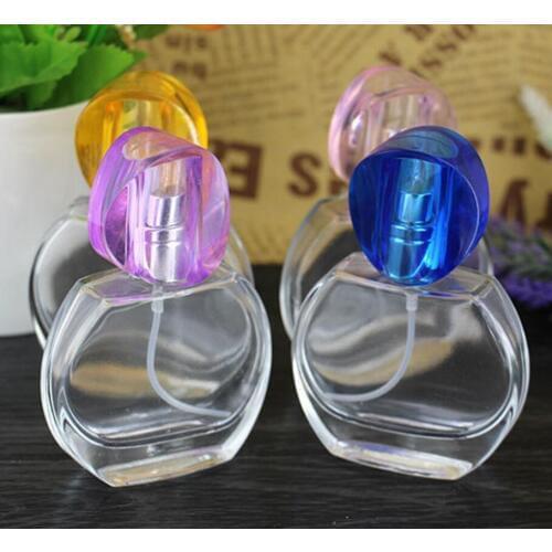 30ml 50pcs/lot factory wholesale Spray dispensing portable crystal perfume bottles Hot Sale
