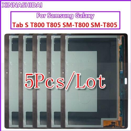 5PCS/LCD For Samsung Galaxy Tab S T800 T805 SM-T800 LCD Display Touch Screen Digitizer Sensors Assembly Panel Replacement