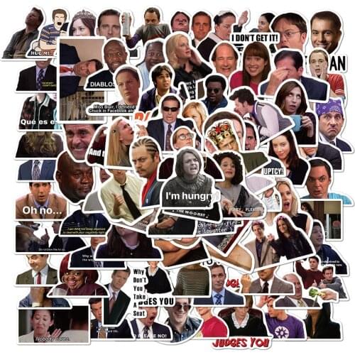 50Pcs/100Pcs/Set American TV series Retro Stickers Waterproof Vinyl Decal for Laptop Helmet Bicycle Luggage stickers