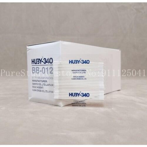 Free Shipping Original 100bags ( 25pcs/bag ) HUBY-340 BB-012，Small flat head swab，Paper Handle Cotton Cleaning Industrial Swab