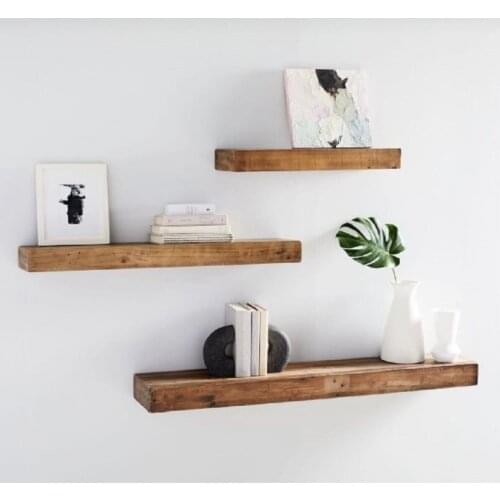 WOODEN WALL SHELF DECORATION