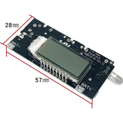 Dual USB 18650 Battery Charger PCB Power Module 5V 1A 2.1A Mobile Power Bank Accessories for Phone DIY LED LCD Module Board