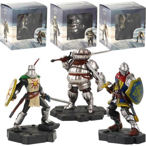 Dark Soul Oscar Solaire Figure Black Knight Solaire of Astora Dark Souls PVC Action Figure Collectible Toy 10.5-11cm
