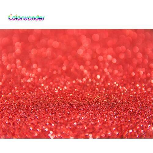 Photographic Background Red Glitter with White Dots 7x5ft Bridal Backdrops for Wedding Party Decor Photo Booth Studio Prop