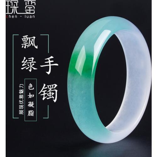 Chinese green jade Bracelet 54-66mm Charm Jewellery Fashion Accessories Hand-Carved Man Woman Luck bangle Amulet Gifts P10