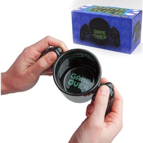 Game Over Coffee Mug Game Controller Handle Ceramic Cup For Boyfriend Mug Creative Gameboy Birthday Gift
