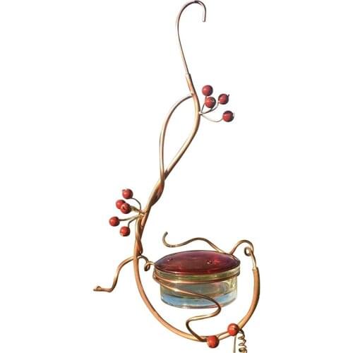 Best bird Feeder - 3.4Oz Bird Feeder with 5 Feeding Ports, Easy to Clean, Spring Summer Decor,bird Feeders