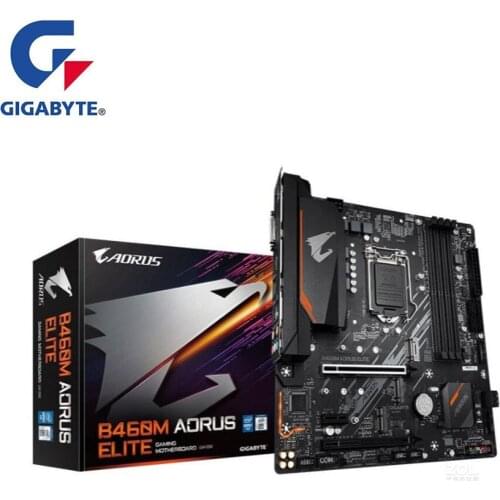 NEW For Gigabyte GA B460M AORUS ELITE Motherboard LGA 1200 B460 Desktop Mainboard Support i3 i5 i7 10400F 10400 10100F 10700K