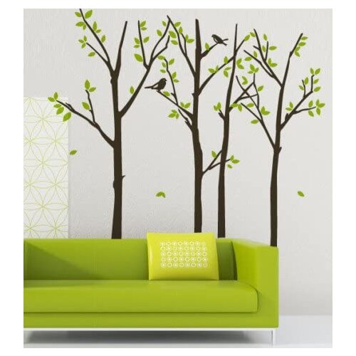 Wall sticker trees 2-measures 190x180 cm-wall decoration, wall stickers, wallpaper