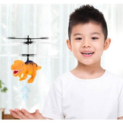 New Mini Intelligent Flying Dinosaur Somatosensory Toy Children Helicopter Drone Aircraft Infrared Induction Toy Boys Gifts