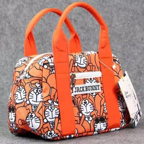 PG Fashion Golf Small Handbag And Clothing BagCartoon Canvas Composite Environmental Printing