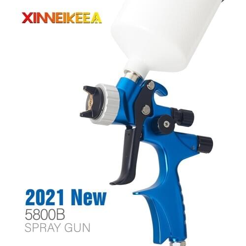 New HVLP Boutique Environmental Protection Spray Gun High Atomization Professional Spray Gun Nozzle 1.3mm Cup Capacity 600ml