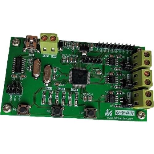 Canfd Development Board Learning Board Evaluation Board Stm32g474 Is Compatible with CAN2.0 Automobile Can Bus 3-way