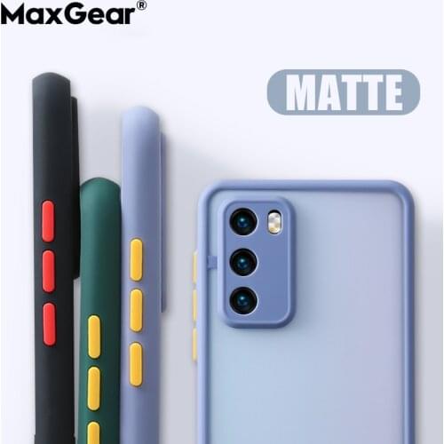 Shockproof Matte Case For Samsung Galaxy S21 Ultra S20 FE S10 Plus Note 20 10 Lite A72 A52 A32 A12 A42 A51 A71 Transparent Cover