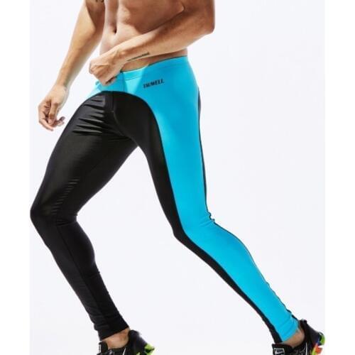 Sexy Men Running Tights Compression Pants Mens Gym Training Leggings Fitness Workout Leggins Sportswear Sport Jogging Clothes