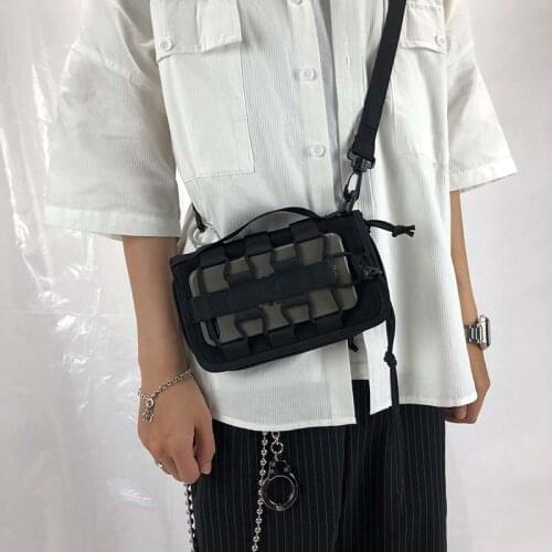 Tactical Small Men Shoulder Bag Nylon Multi-function Document Travel Wallet Credit Card Package Casual Phone Pouch Crossbody Bag