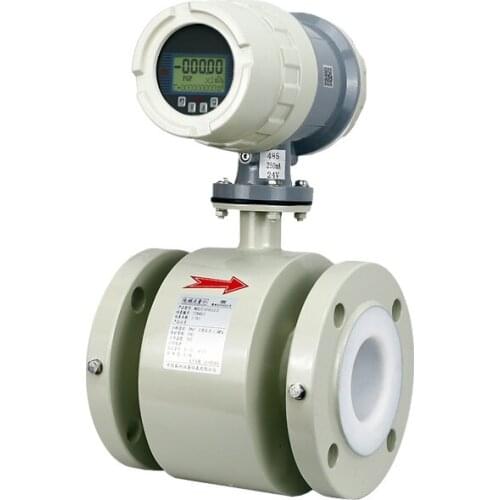 Argon accurate electromagnetic gas flow meter milk measuring instruments