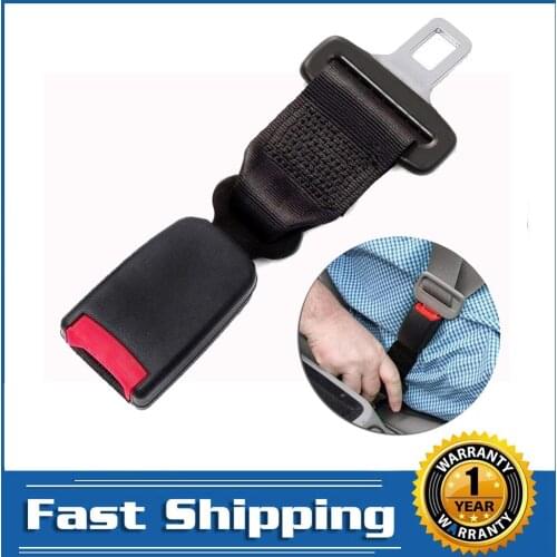Universal Car Seat Belt Extender E11 Safety Certified 20-22mm Seatbelt Extension Buckle Black For Pregnant Women Fat People F013