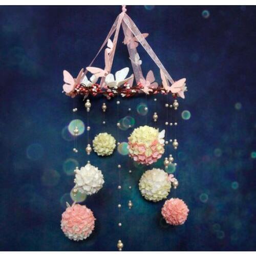 Wind chime ornaments Dream catcher bed bells Halloween bedroom decoration Non-woven hand-made diy making kit