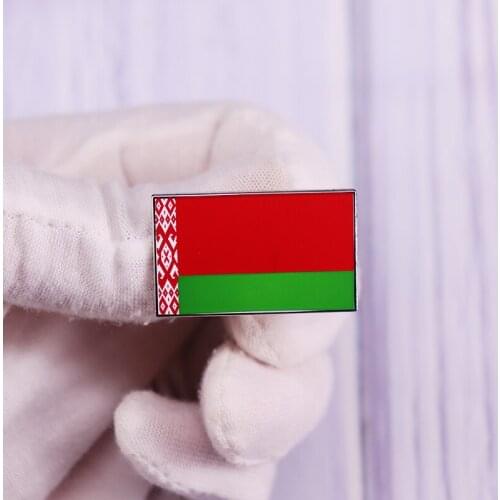 Belarus National Flag Pin Badge