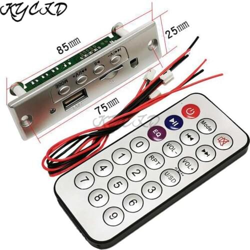 3.7V-5V MP3 WAV Decoder Board Audio Module Support USB TF For Car Music Player Speaker with Remote Control
