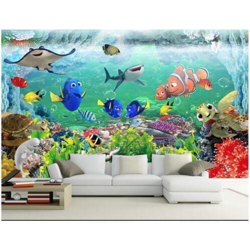 3d photo wallpapers custom 3d murals wallpaper 3D childrens room mural dreamy underwater world wall papers