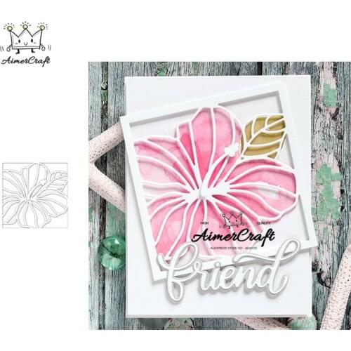 Flower Frame Metal Cutting Dies Stencils For DIY Scrapbooking Album Paper Card Decorative Craft Embossing Die Cuts New 2019