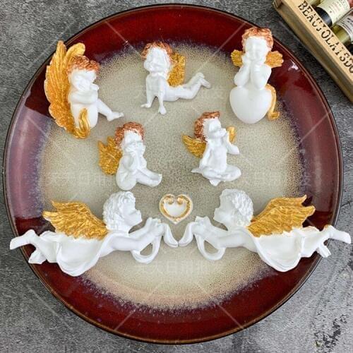DIY Silicone Fondant Cake Baby Angel Molds Cake Decoration Tools Chocolate MMold Kitchen Baking Accessories