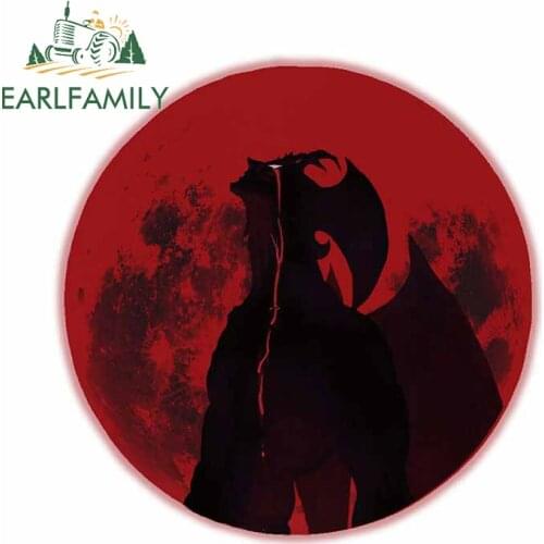 EARLFAMILY 13cm x 12.9cm for Devilman Crybaby Creative Car Stickers Personality VAN RV Decal Graphics Vinyl Snowboard Decoration