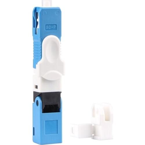 FTTH SC UPC Optical Fiber Quick Connector SC FTTH Fiber Optic Fast Connector Embedded Type ESC250D SC Connector