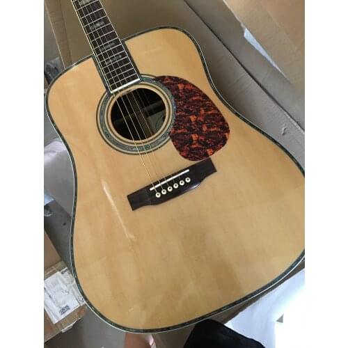 China guitar factory custom new solid spruce top acoustic guitar D type 45 model 41" guitar In stock 11