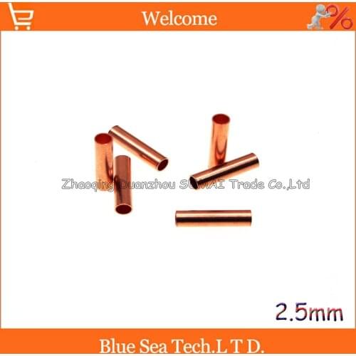 2.5mm Copper wire terminal,Pipe/circular tube terminal,Tubular terminal for maintenance and modification
