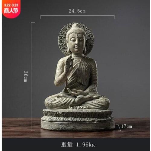 Creative Buddha four-arm guanyin birthday gift home office Sculpture Art statue Decoration Crafts Creative