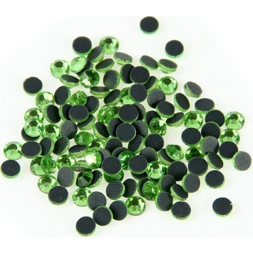 500 Gross Peridot ss10 2.7-2.9mm Good Quality Crystal DMC Flatback Hot Fix Rhinestone Glass Strass Hotfix Rhinestones