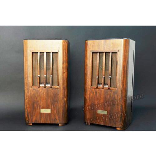 Line Tube Magnetic Amplifier Analog Sound LM-755 Standing Speaker Full Range Loudspeaker Excitation WE Duplicated Speaker