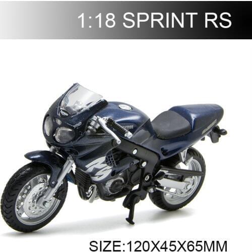 Maisto 1:18 Motorcycle Models Triumph SPRINT RS Diecast Plastic Moto Miniature Race Toy For Gift Collection