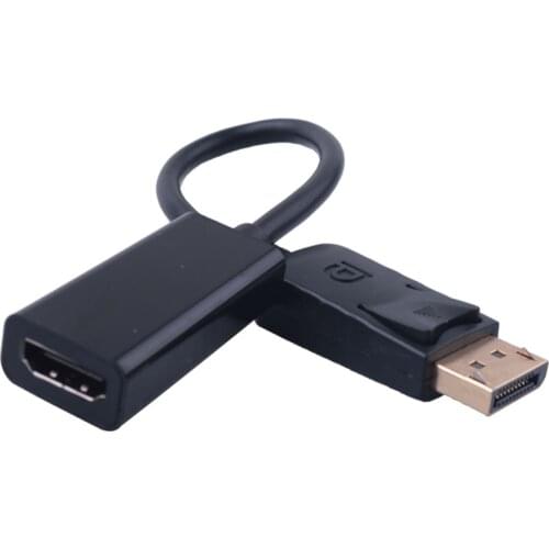 Male To Female DP to HDMI-Compatible Adapter Display 1080P HDMI-Compatible Adapter Converter HDMI-compatible Cable For Laptop PC