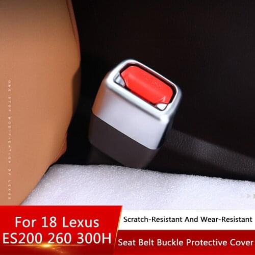 TAJIAN Car Styling Safety Seat Belt Buckle Protective Cover Anti-Scratch Dust Prevention Accessories For Lexus ES200 260 300H18