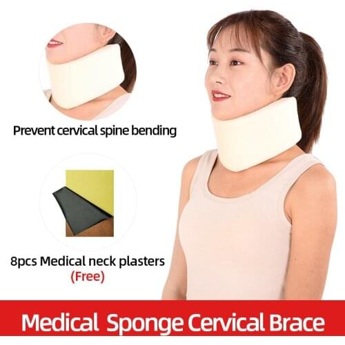 Adjustable Sponge Neck Brace Collar Dislocation Fix Neck Support Shoulder Corrector Health Care Cervical Traction Device