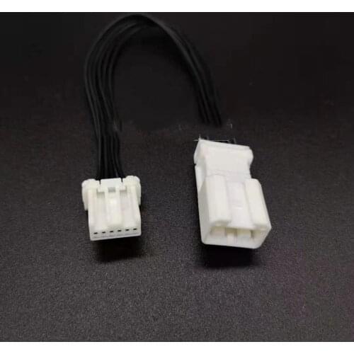 Male and female seat heating 6pin harness plug connector for Honda 6098-4979/6098-4943
