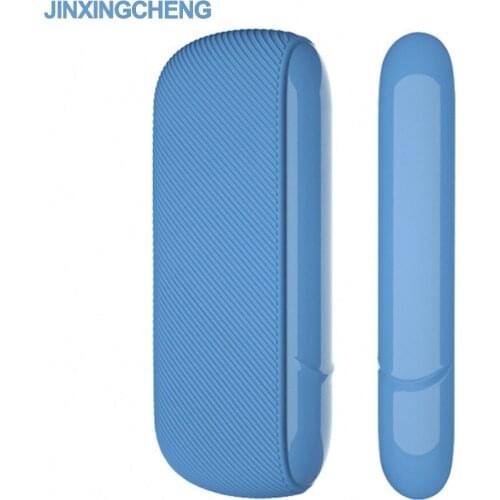 JINXINGCHENG 13 Colors Full Silicon Case for Iqos 3.0 Cover +Side Cover for IQOS 3.0 Magnetic Accessories Replaceable Outer Case