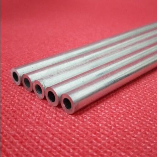 Free Shipping 5PCS 8*4.6*400mm Aluminum Alloy Tubes Pipes Spare Parts For DIY Models