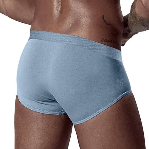 Men Briefs Sexy Underwear Modal Breathable Comfortable Underpants Cueca Tanga Soft Men Underwear Sexy Jockstrap Cool