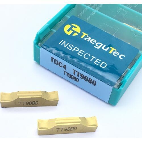 10PCS TDC4 TT9080 Grooving Carbide Inserts Cutting Lathe CNC Tools Lathe Cutter Turning Tools