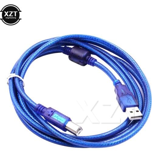 USB Printer Cable USB Type B Male to A Male USB 2.0 Cable for Smart Printer Scanners Printer Data Cord Extension Cable