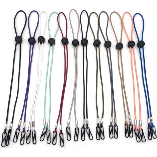 Mask Hanging Rope Face Mask Lanyard Mask Holder Adjustable Traceless Ear Hanging Rope Two Hooks