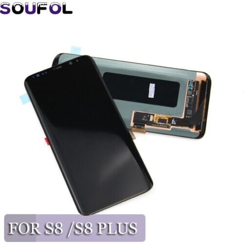LCD for SAMSUNG Galaxy S8 Display S8 Plus G950 G950F G955 G955F Touch Screen Digitizer Assembly with tools