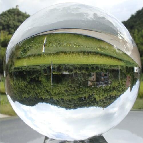 100mm Crystal Ball Large Transparent Crystal Ball Lucky Rainbow Photo Crystal Ball Decoration Gift Toys