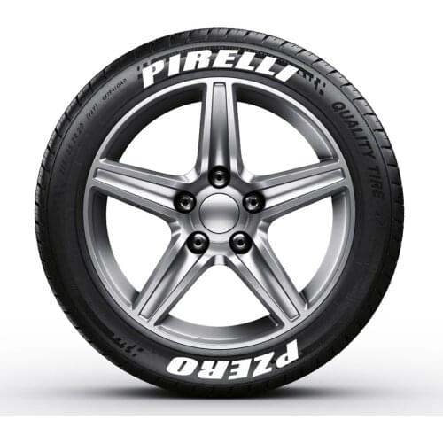 2.7cm Car Tire Lettering Sticker PVC Letterring Kit DIY 3D Tire Decals Car Tuning Letter Kit Personalized Motorcycle Stickers